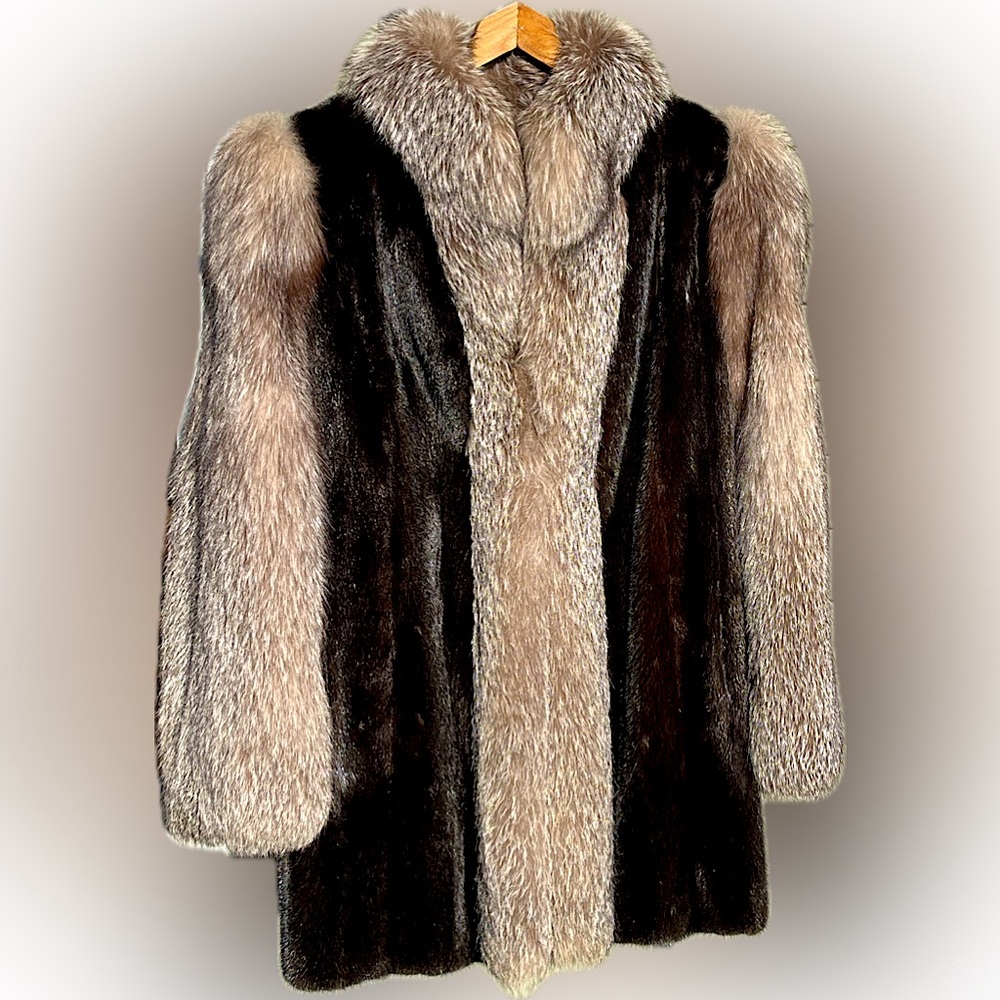 Vintage Coyote Fur Jacket